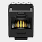 Modulo RJ45 CAT 6A Netkey Panduit Keystone Punchdown UTP Negro - Miniatura 2