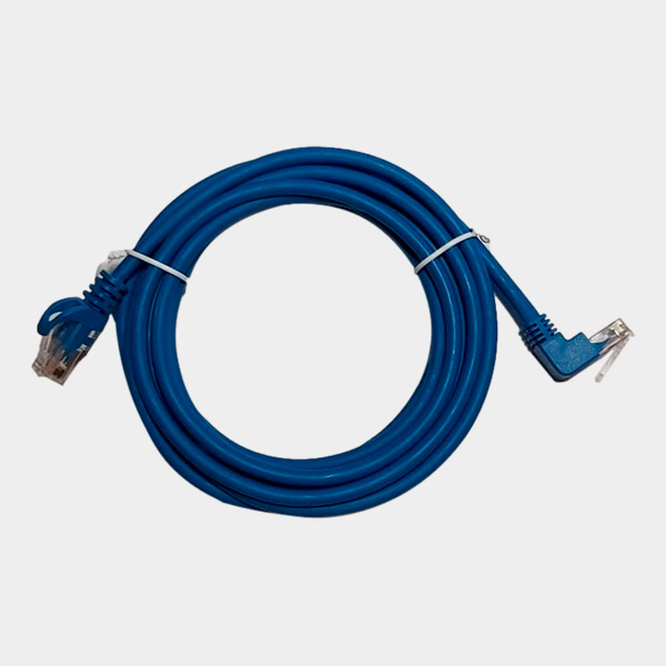Patch Cord CAT 6 NHTD UTP LSZH Azul 3 m Angular 90° 1