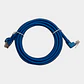 Patch Cord CAT 6 NHTD UTP LSZH Azul 3 m Angular 90° - Miniatura 1