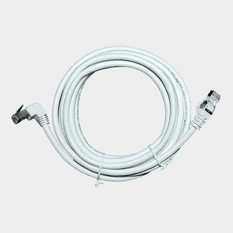 Patch Cord CAT 6 NHTD UTP LSZH Blanco 3 m Angular 90°