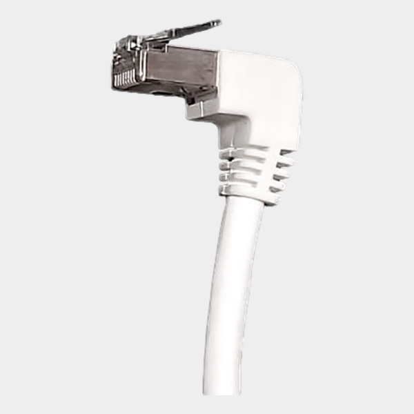 Patch Cord CAT 6 NHTD UTP LSZH Blanco 3 m Angular 90° 2