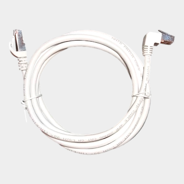Patch Cord CAT 6 NHTD UTP LSZH Blanco 2 m Angular 90° 1