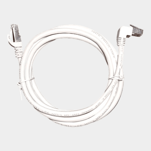 Patch Cord CAT 6 NHTD UTP LSZH Blanco 2 m Angular 90°