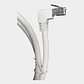 Patch Cord CAT 6 NHTD UTP LSZH Blanco 2 m Angular 90° - Miniatura 2