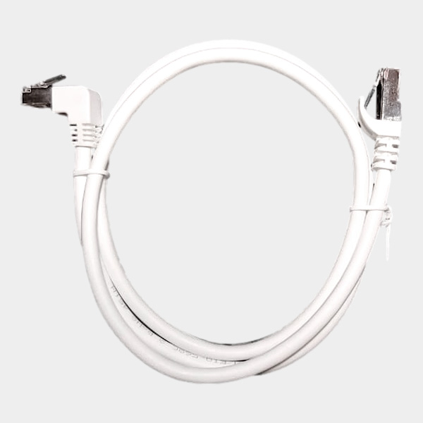 Patch Cord CAT 6 NHTD UTP LSZH Blanco 1 m Angular 90° 1