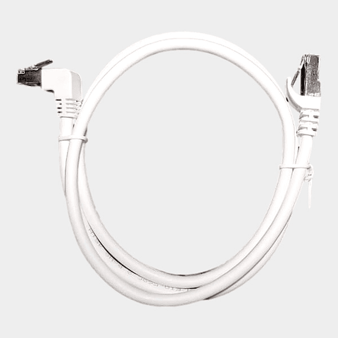 Patch Cord CAT 6 NHTD UTP LSZH Blanco 1 m Angular 90°
