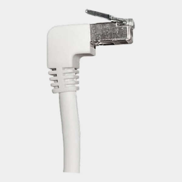Patch Cord CAT 6 NHTD UTP LSZH Blanco 1 m Angular 90° 2