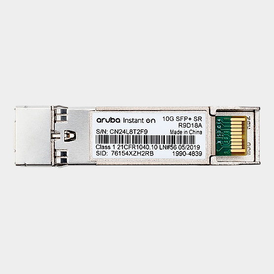 Transceptor Aruba HPE R9D18A 10G SFP+ LC SR 300m  2