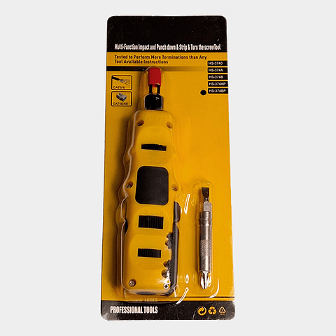 Herramienta Ponchadora con Destornillador