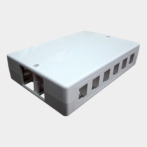 Caja Modular 6/12 Puertos Keystone RJ45 Blanco 1