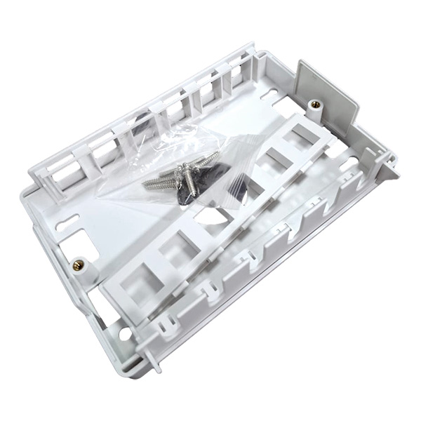 Caja Modular 6/12 Puertos Keystone RJ45 Blanco 4