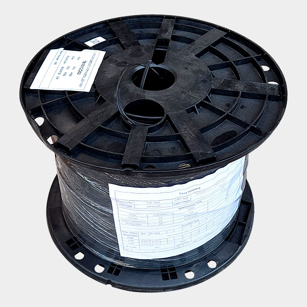 Cable Acometida Fibra Óptica Monomodo Exterior Mensajero, 2 Fibras, LSZH 1000m 1