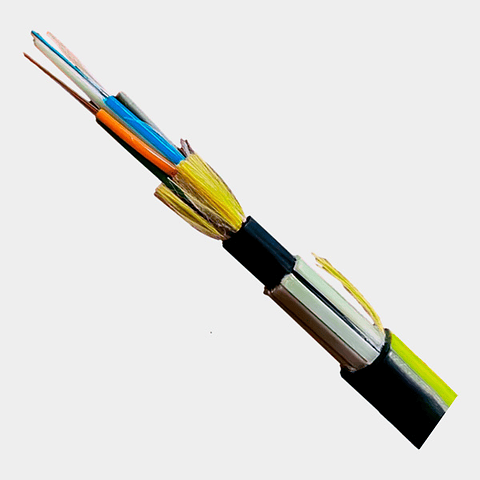 Cable Fibra Óptica ADSS Monomodo Exterior G652D, 24 Fibras