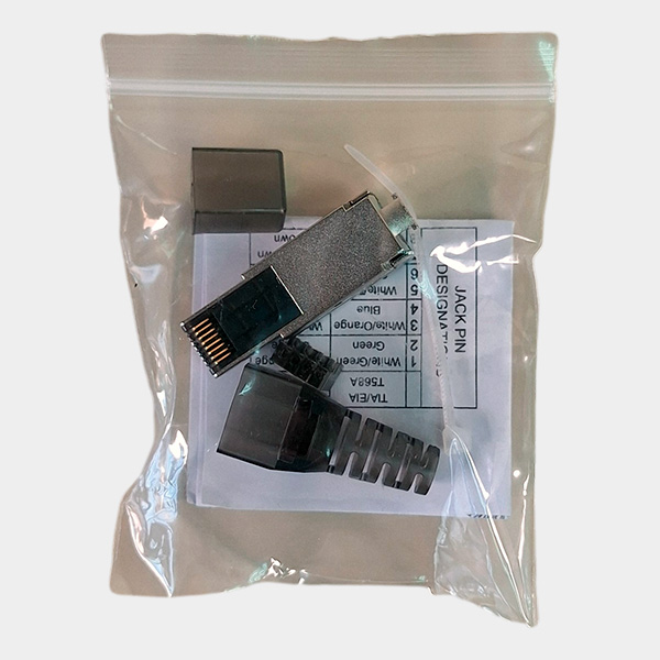 Plug Modular sin herramienta RJ45 FTP CAT6A blindado 5