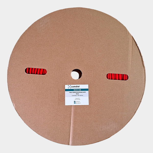 Tubo Termocontraíble 6 mm Rojo 100 m  2