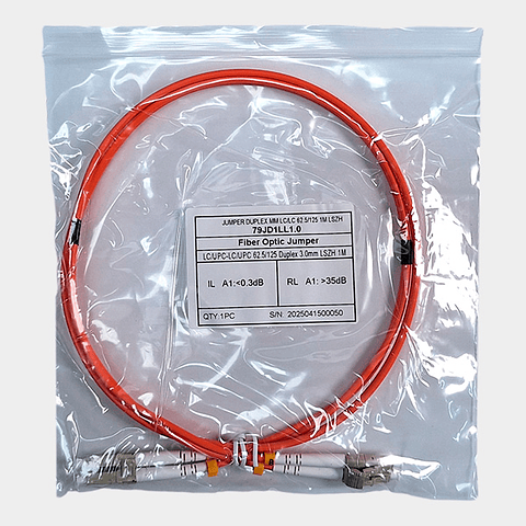 Jumper LC/LC Multimodo Duplex LSZH Naranjo 1m