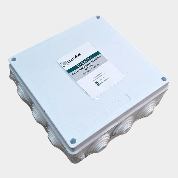 Caja Estanca 200x200x80mm 2