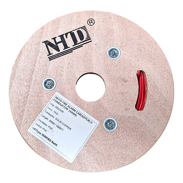 Cable Incendio 2x14 AWG Unifilar FPLR NHTD 305m 2