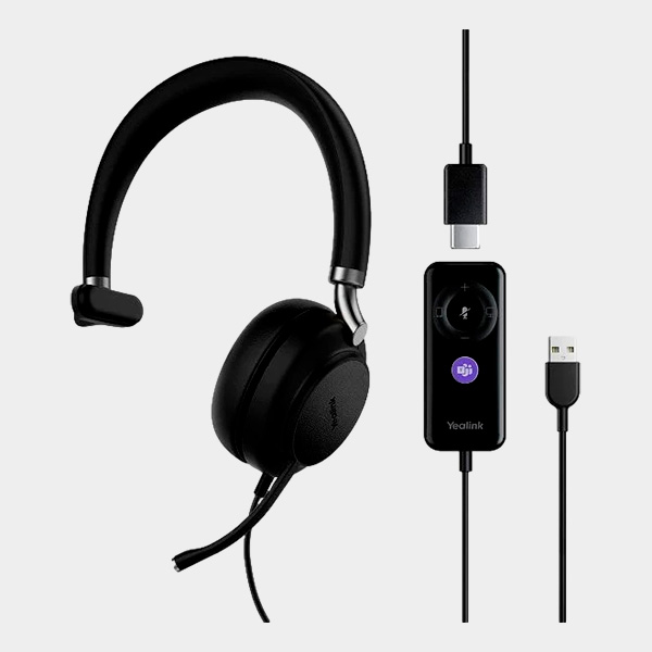 Cintillo Yealink USB UH38 Mono Teams Negro 2