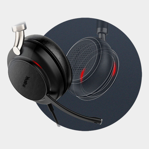 Cintillo Yealink USB UH38 Mono Teams Negro 4