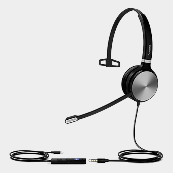 Cintillo Yealink USB UH36 Mono Negro 1