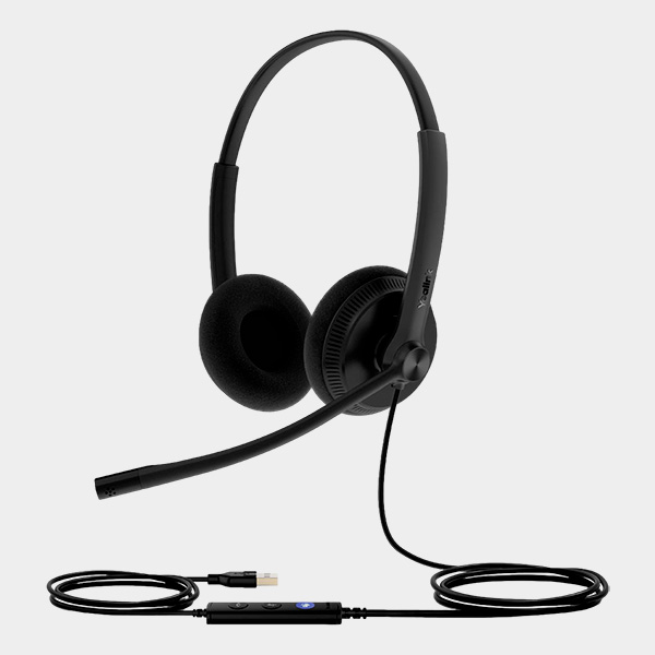 Cintillo Yealink USB UH34 Lite Dual Teams Negro 1