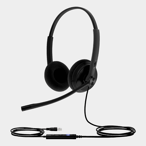 Cintillo Yealink USB UH34 Lite Dual Teams Negro