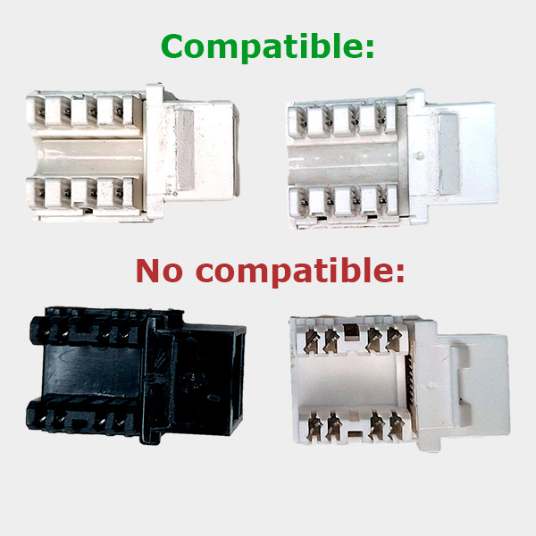 Herramienta Terminal Modular Jack 90° 6