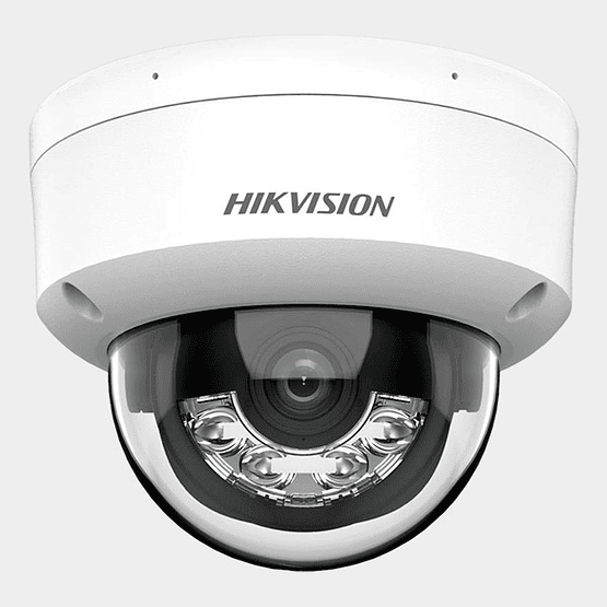 Camara Domo IP Hikvision 2MP Exterior Lente Fijo IR 30m IK08