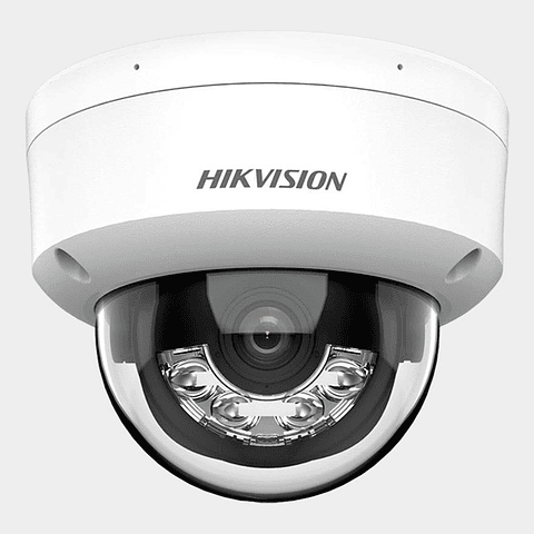 Camara Domo IP Hikvision 4MP Exterior Lente Fijo IR 30m IK08