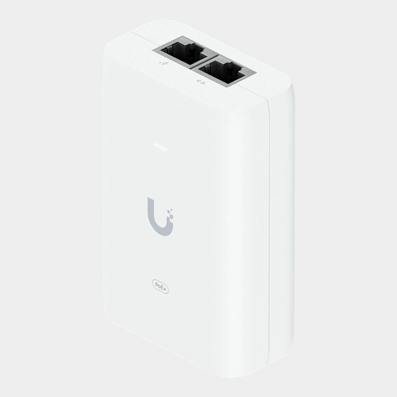 Inyector PoE Ubiquiti U-POE+ 48VDC 31,2W 2