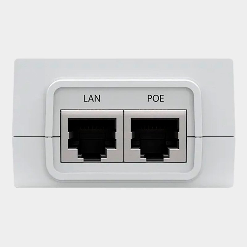 Inyector PoE Ubiquiti modelo POE-24-30W-G-WH 3
