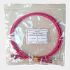 Jumper LC/LC Multimodo OM4 Duplex LSZH Rosado Oscuro 3m 