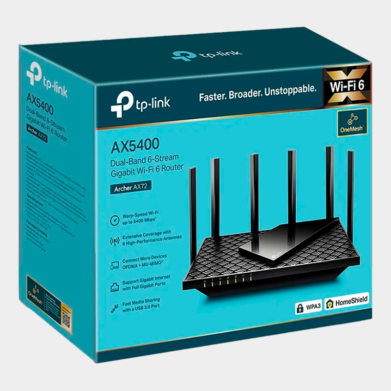 Router Inalambrico TP-Link Archer AX72 1