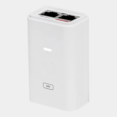 Inyector PoE Ubiquiti POE-24-24W-G-WH