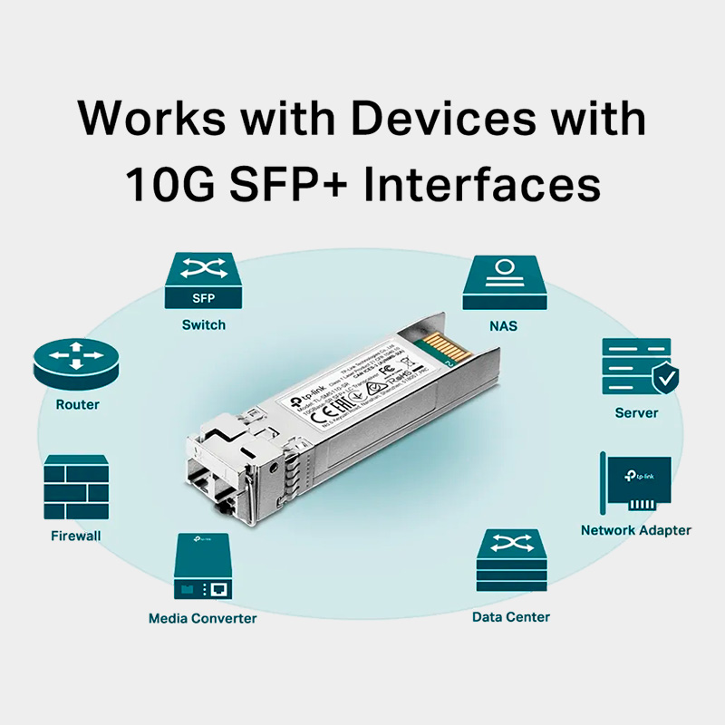 Módulo Gigabit SFP+ TP-Link Multimodo 10G SR TL-SM5110-SR 4