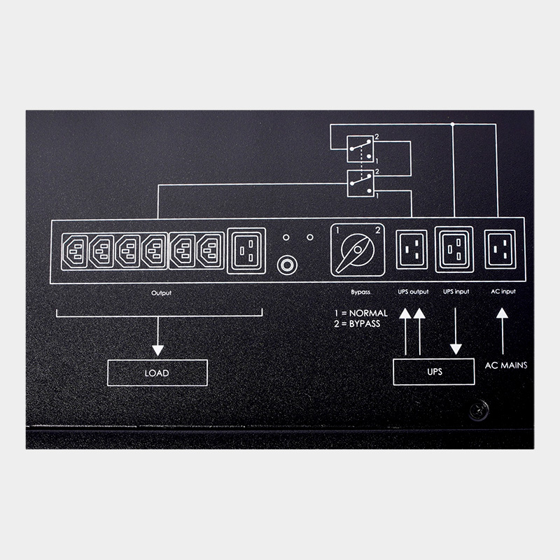 Switch Bypass PDU Enersafe 1 a 3KVA RT9100-PDU 2