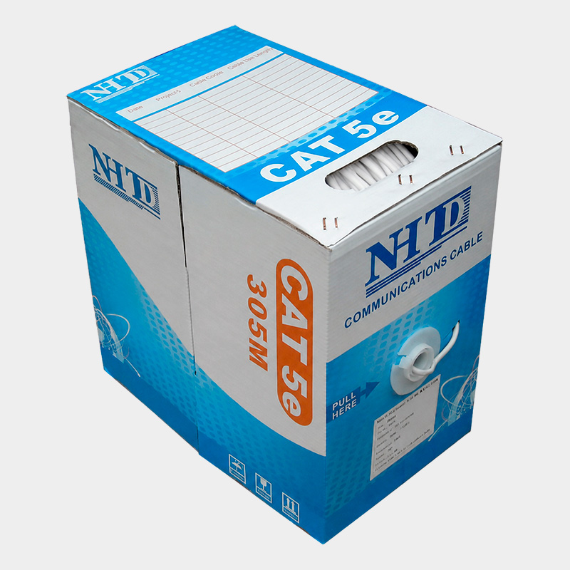 Cable UTP Cat 5E NHTD 305m 4 Pares Blanco 1