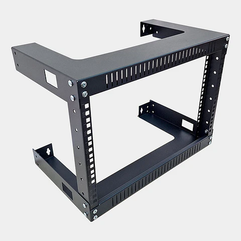 Rack Mural Abierto de 2 Postes 19” 6U, 500 x 300 mm