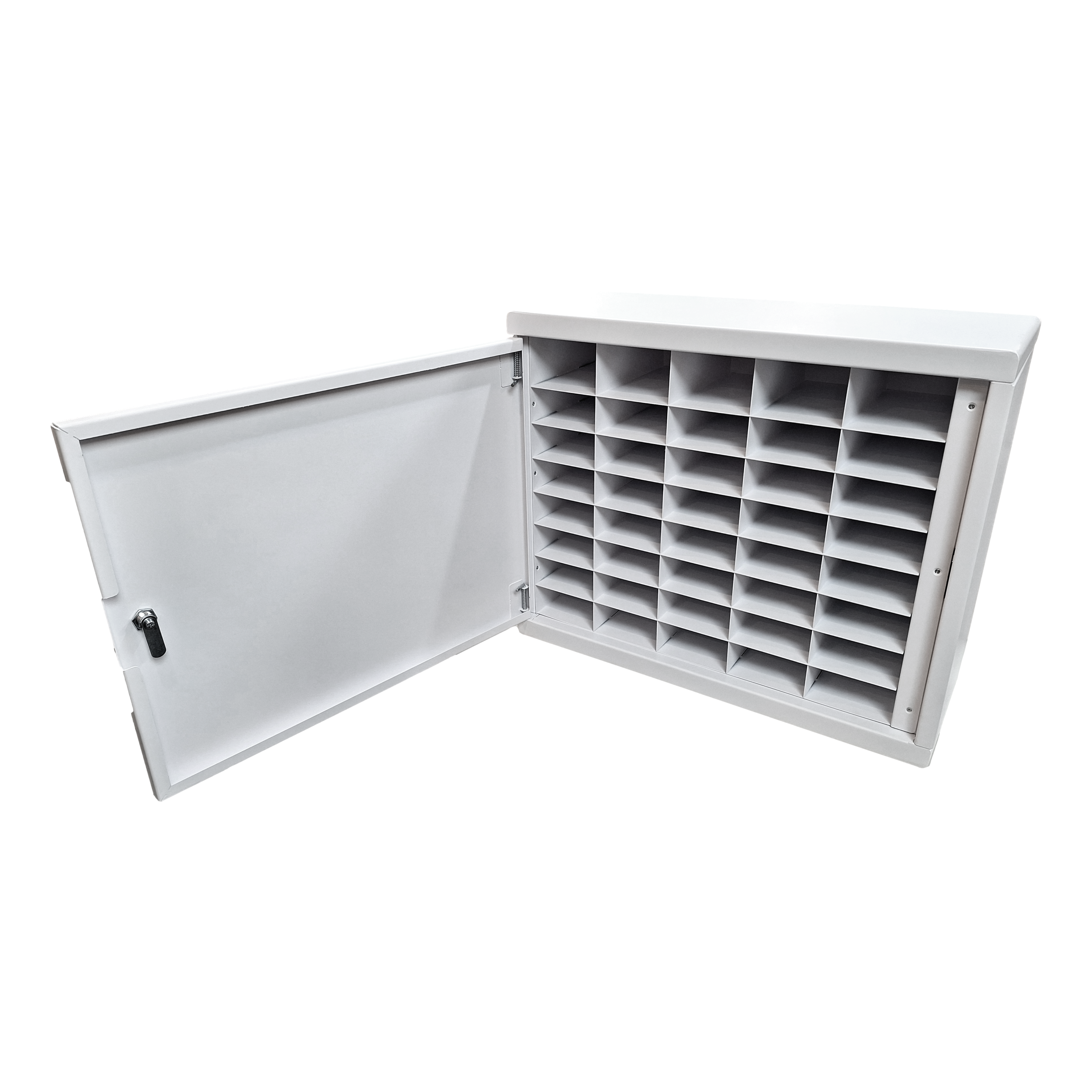 Gabinete Guarda Celulares 40 Casilleros con Llave - Montaje en Pared 1