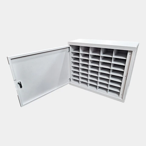 Gabinete Guarda Celulares 40 Casilleros con Llave - Montaje en Pared