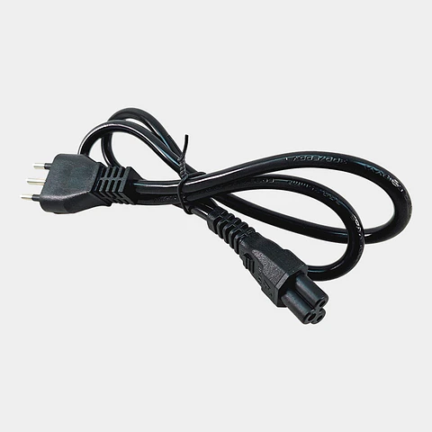 Cable de Poder Trébol 3 x 0,75mm2 300V Negro 90cm