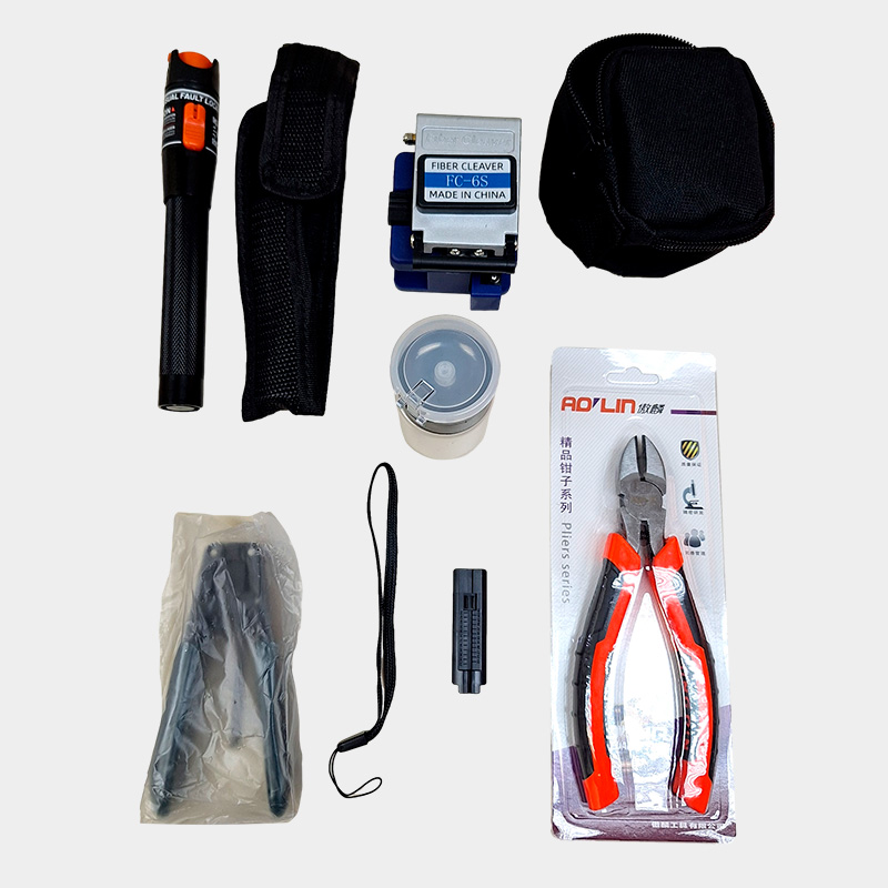 Kit de Herramientas para Conectores Rápidos de Fibra Óptica SC/APC 3