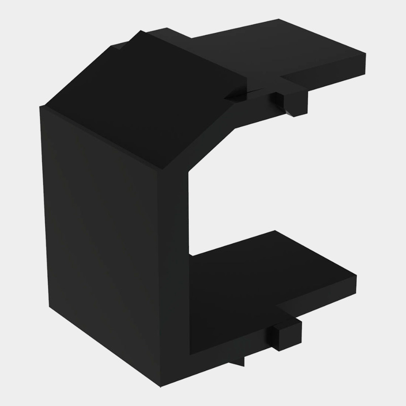 Tapa Ciega Netkey Panduit NKBMBL-X 10U Negro 1