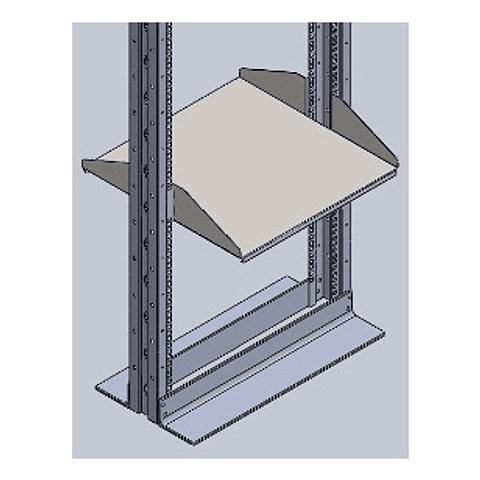Bandeja Rack Bastidor 19" 2U Doble Faz 45 x 43 cm