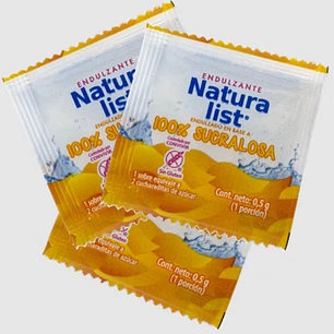 1000 Sachets De Sucralosa Endulzante Natura List 0,5gr
