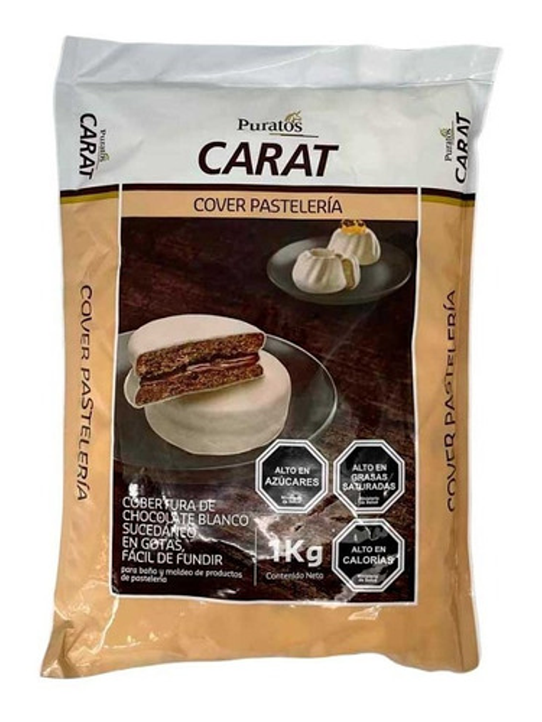 Cobertura Cover Pastelería Blanco Puratos 1 Kg 1