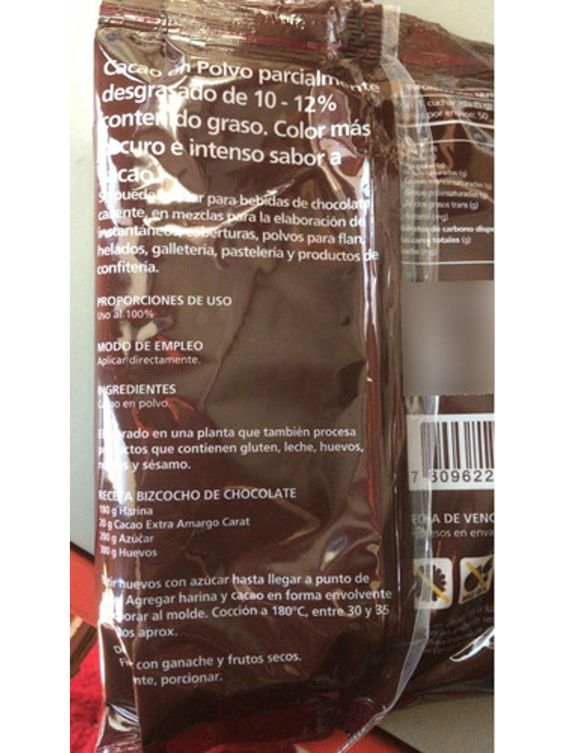 Cacao En Polvo Extra Amargo Puratos 250 Grs 2