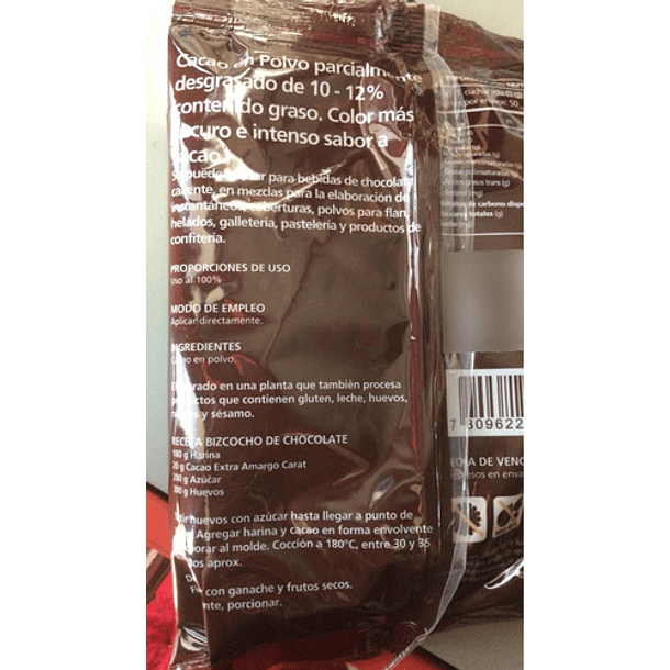 Cacao En Polvo Extra Amargo Puratos 250 Grs 2
