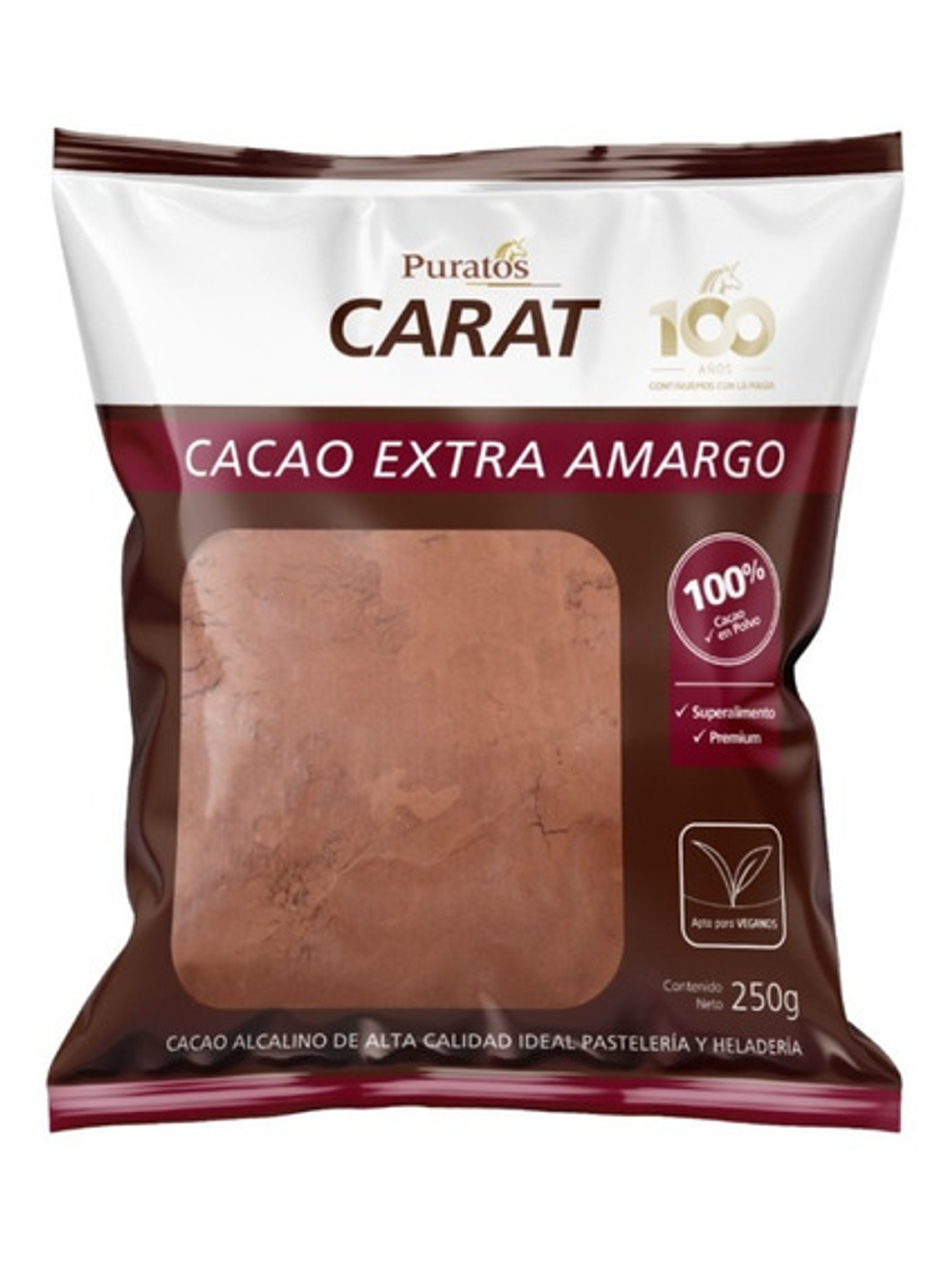 Cacao En Polvo Extra Amargo Puratos 250 Grs 1